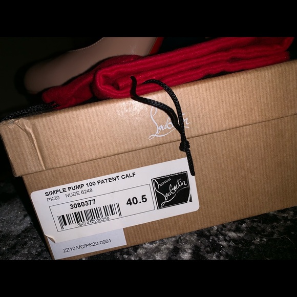 Christian louboutin simple pump 100 patent calf - Picture 6 of 6